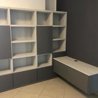 Mobile Componibile per soggiorno bianco Olmo