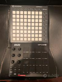 Launchpad mk2 e drumpad mpd218