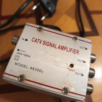 amplificatore segnale antenna TV 3 uscite CATV