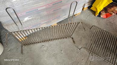 Griglie acciaio x barbecue