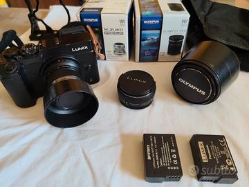 Panasonic lumix gx8+ 45mm + 14mm + 40/150mm