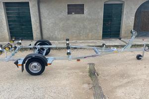 Rimorchio carrello trasporto imbarcazioni 750 kg