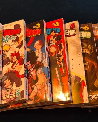My hero Academia volumi da 1 a 8