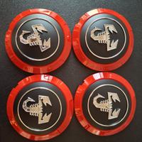 4 Coprimozzo cerchi in lega Fiat 500 abarth