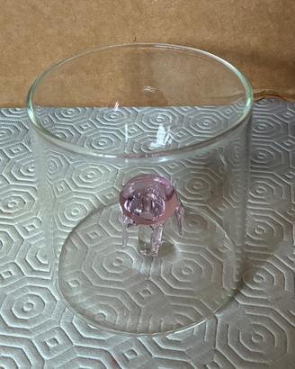 N 7 bicchieri di vetro borosilicato