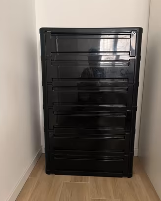 Scarpiera Kartell nera Olaf Von Bohr