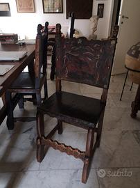 sedie antiche spagnole