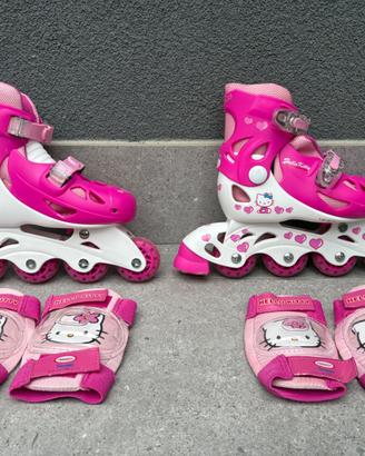 Pattini in linea per bambina