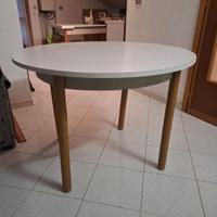 Tavolo rotondo estensibile e smontabile