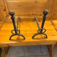 Alari da camino in ferro battuto