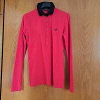 Polo Fred Perry manica lunga taglia L da donna