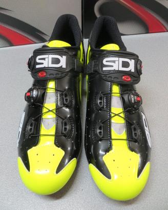 SIDI WIRE CARBON BLACK YELLOW FLUO