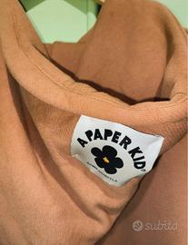 A Paper kid felpa con cappuccio oversize XL