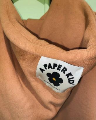 A Paper kid felpa con cappuccio oversize XL