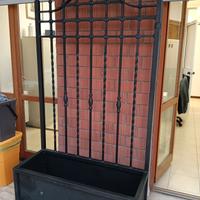 fioriera ferro battuto pieno 