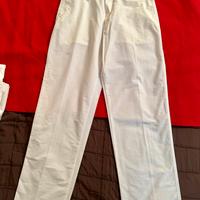 Pantalone bianco VERSACE
