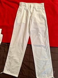 Pantalone bianco VERSACE