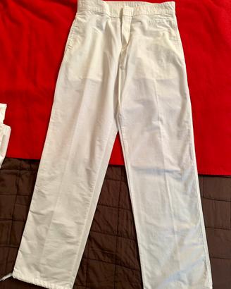 Pantalone bianco VERSACE