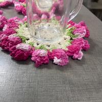 sottobicchieri all’uncinetto