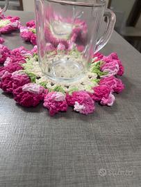 sottobicchieri all’uncinetto