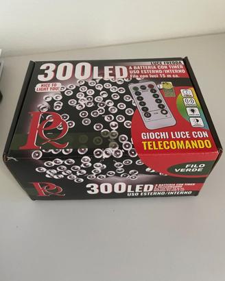 Luci 300 LED 15 Metri a Batteria con Timer (Luce F