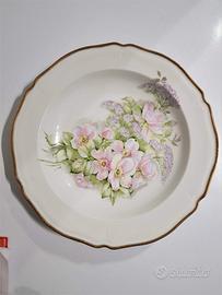 Limoges Giraud centro tavola dipinto a mano