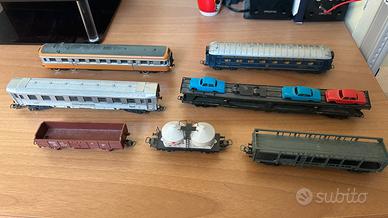 Trenino elettrico - Vagoni vari pezzi storici