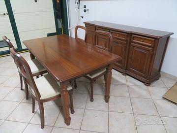 Mobili legno Sala da pranzo taverna credenza sedie