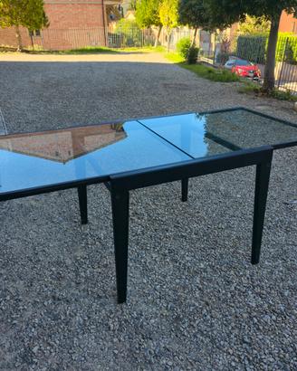 Tavolo in vetro allungabile 90x90 / 180x90