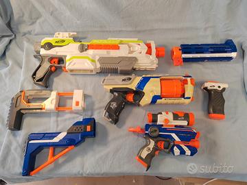 Nerf: 7pz Moduluce & Elite Strongarm e accessori