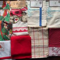 Set 10 strofinacci Natale nuovi