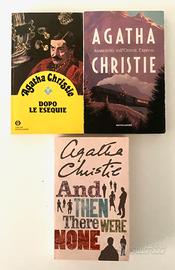 3 libri di Agatha Christie