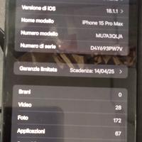 Iphone 15 pro max 256gb