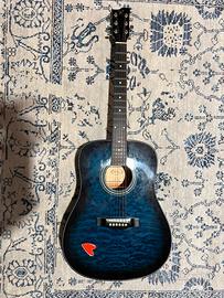 Chitarra acustica Roling’s per mancini + custodia