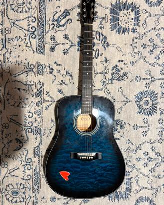 Chitarra acustica Roling’s per mancini + custodia