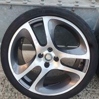 Cerchi Alfa Romeo Mito e Gomme Pirelli P ZERO NERO