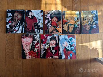manga Kakegurui- volumi 1-8 (come nuovi)