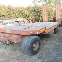 Rimorchio carrellone CTC ribassato rampe usato