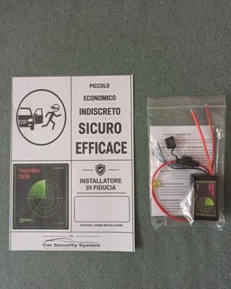 Piccolo antifurto elettronico per auto
