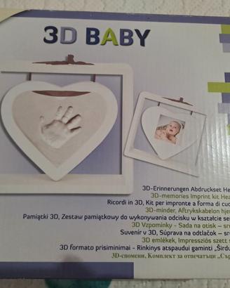 Kit impronte bimbo a forma di cuore