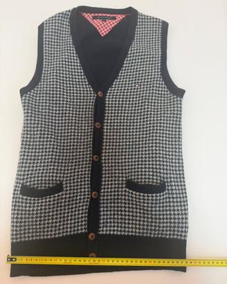 Gilet smanicato cardigan Tommy Hilfiger taglia s