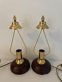 Elegante Lampada Da Tavolo Vintage Particolare