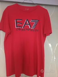 Maglietta EA7 Emporio Armani rossa uomo