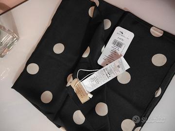  foulard donna tessuto pura seta firmato 