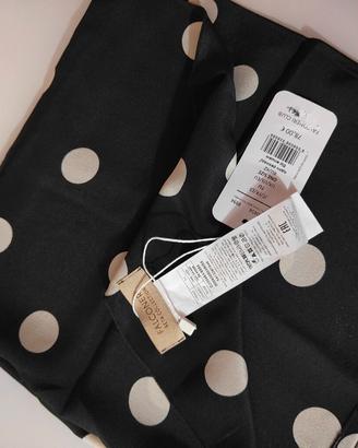  foulard donna tessuto pura seta firmato 