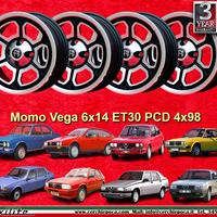 4 pz. cerchi Alfa, Fiat Vega 6x14 ET23 Alfetta Alf