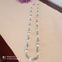 Collana Lunga Vintage in Cofanetto Portagioie 