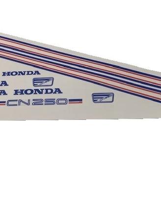 KIT ADESIVI HONDA CN 250 BLU E ROSSO AUFKLEBER ADH