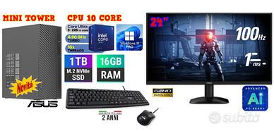 PC COMPLETO INTEL CORE ULTRA 5 10 CORE MONITOR 24"