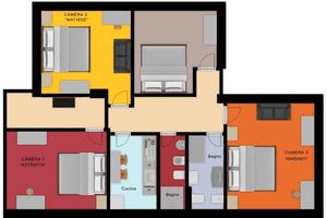 Camera in affitto in via Canzone del Piave, 24